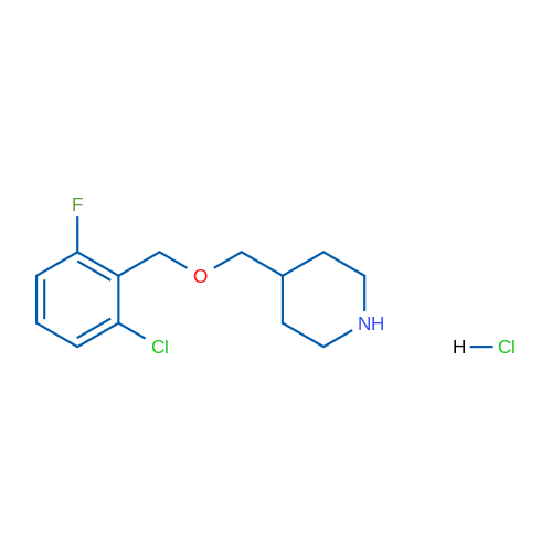 4-(((2-Chloro-6-fluorobenzyl)oxy)methyl)piperidine hydrochloride 1g