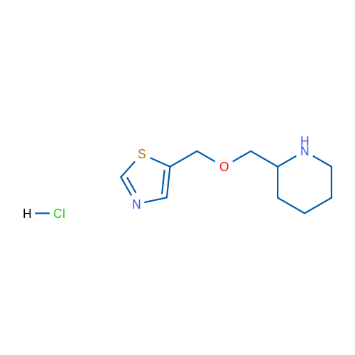 5-((Piperidin-2-ylmethoxy)methyl)thiazole hydrochloride 1g