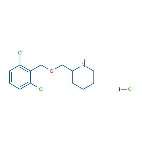 2-(((2,6-Dichlorobenzyl)oxy)methyl)piperidine hydrochloride 1g