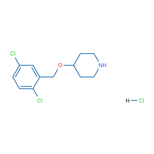 4-((2,5-Dichlorobenzyl)oxy)piperidine hydrochloride 1g