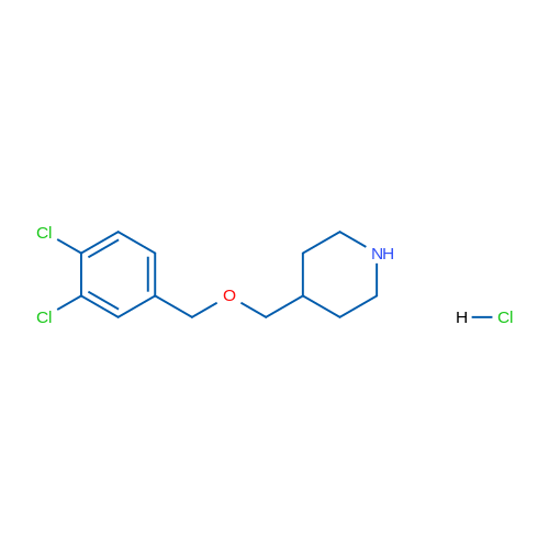 4-(((3,4-Dichlorobenzyl)oxy)methyl)piperidine hydrochloride 1g