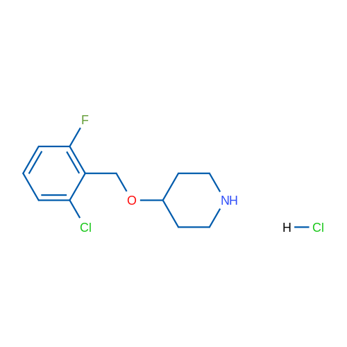 4-((2-Chloro-6-fluorobenzyl)oxy)piperidine hydrochloride 1g
