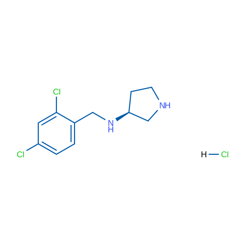 (S)-N-(2,4-Dichlorobenzyl)pyrrolidin-3-amine hydrochloride 1g