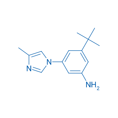 3-(tert-Butyl)-5-(4-methyl-1H-imidazol-1-yl)aniline 1g