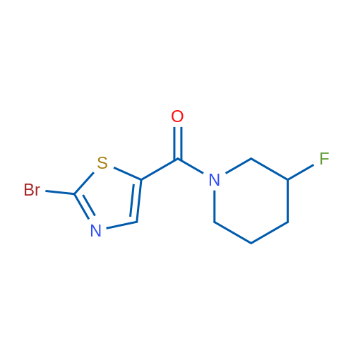 (2-Bromothiazol-5-yl)(3-fluoropiperidin-1-yl)methanone 1g