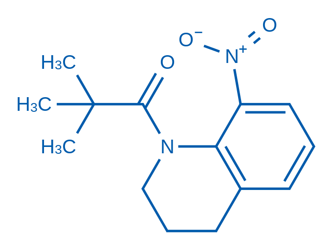 2,2-Dimethyl-1-(8-nitro-3,4-dihydroquinolin-1(2H)-yl)propan-1-one 50mg