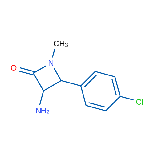 3-Amino-4-(4-chlorophenyl)-1-methylazetidin-2-one 1g