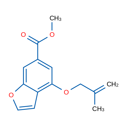 Methyl 4-((2-methylallyl)oxy)benzofuran-6-carboxylate 1g