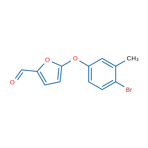 5-(4-Bromo-3-methylphenoxy)furan-2-carbaldehyde 1g
