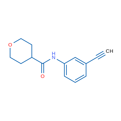 N-(3-ethynylphenyl)oxane-4-carboxamide 1g