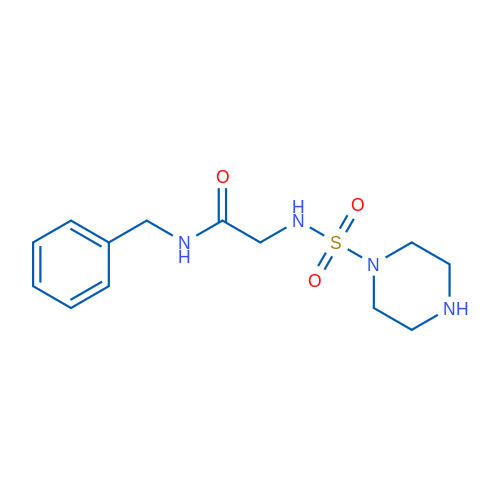 N-Benzyl-2-(piperazine-1-sulfonamido)acetamide 1g