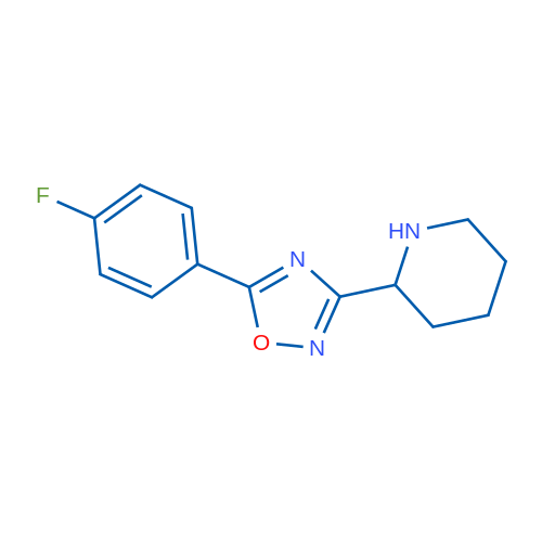 5-(4-Fluorophenyl)-3-(piperidin-2-yl)-1,2,4-oxadiazole 1g