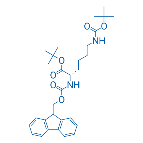 (S)-tert-Butyl 2-((((9H-fluoren-9-yl)methoxy)carbonyl)amino)-6-((tert-butoxycarbonyl)amino)hexanoate 1g