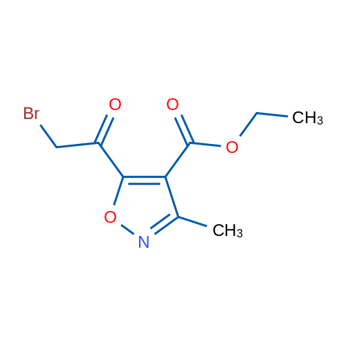 Ethyl 5-(2-bromoacetyl)-3-methylisoxazole-4-carboxylate 1g