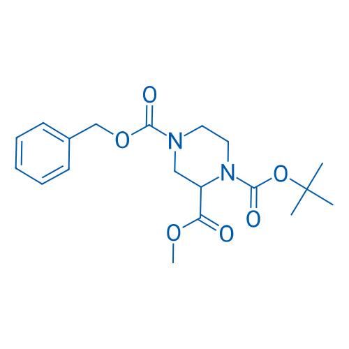 4-Benzyl 1-tert-butyl 2-methyl piperazine-1,2,4-tricarboxylate 1g