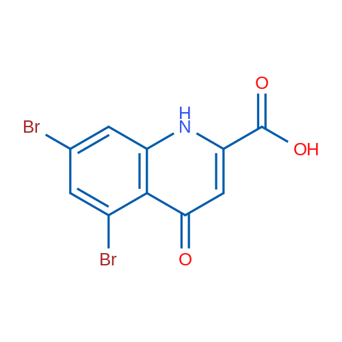 5,7-Dibromo-4-oxo-1,4-dihydroquinoline-2-carboxylic acid 1g