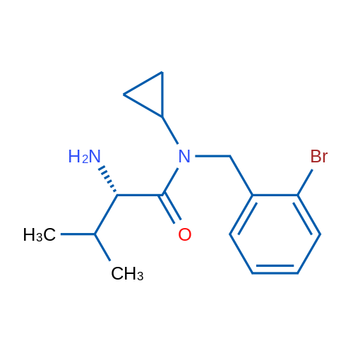 (S)-2-Amino-N-(2-bromobenzyl)-N-cyclopropyl-3-methylbutanamide 1g