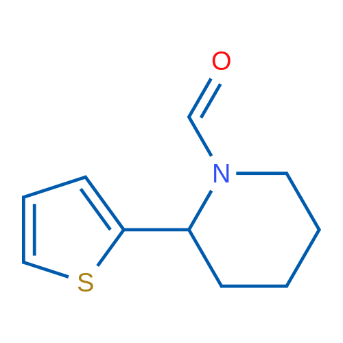 2-(Thiophen-2-yl)piperidine-1-carbaldehyde 1g