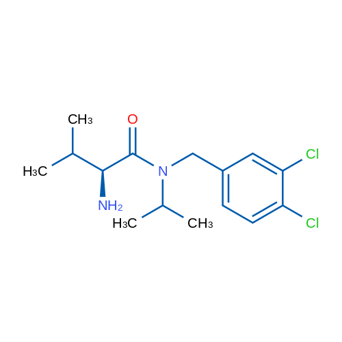 (S)-2-Amino-N-(3,4-dichlorobenzyl)-N-isopropyl-3-methylbutanamide 1g