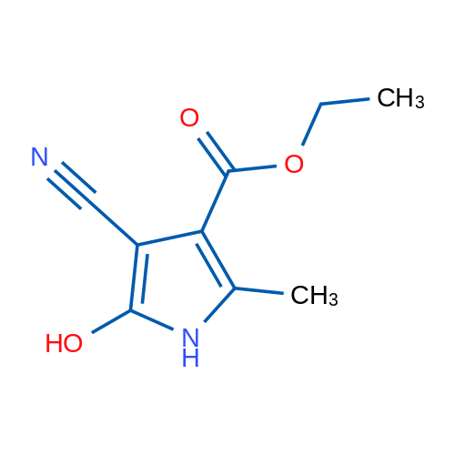 Ethyl 4-cyano-5-hydroxy-2-methyl-1H-pyrrole-3-carboxylate 1g