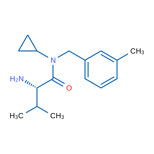(S)-2-Amino-N-cyclopropyl-3-methyl-N-(3-methylbenzyl)butanamide 1g
