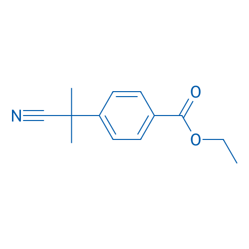 Ethyl 4-(2-cyanopropan-2-yl)benzoate 250mg