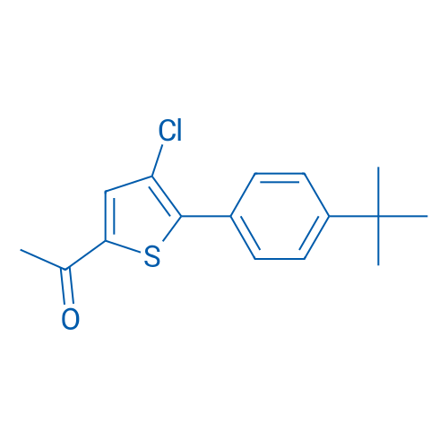 1-(5-(4-(tert-Butyl)phenyl)-4-chlorothiophen-2-yl)ethan-1-one 1g