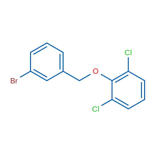 2-((3-Bromobenzyl)oxy)-1,3-dichlorobenzene 1g