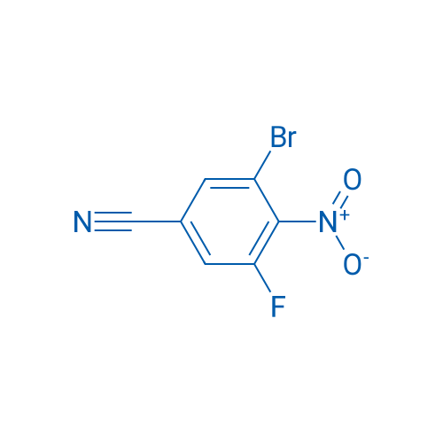 3-Bromo-5-fluoro-4-nitrobenzonitrile 1g