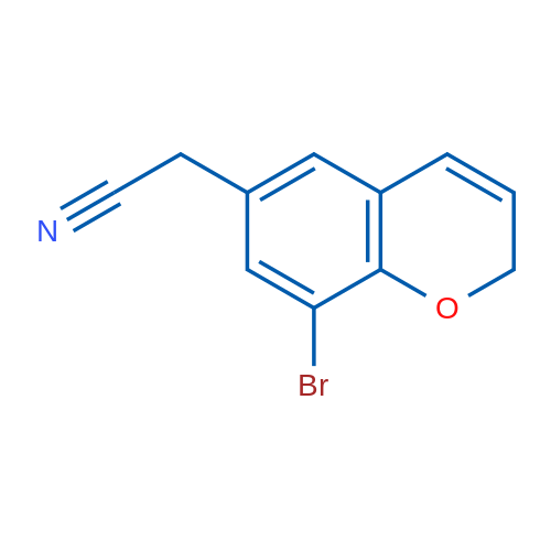 2-(8-Bromo-2H-chromen-6-yl)acetonitrile 1g
