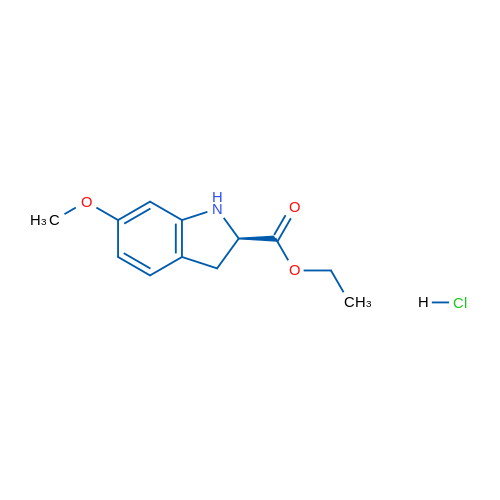 (R)-Ethyl 6-methoxyindoline-2-carboxylate hydrochloride 5g
