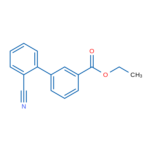 Ethyl 2'-cyanobiphenyl-3-carboxylate 1g