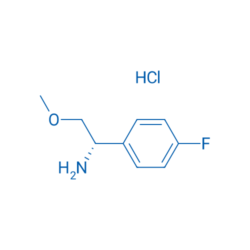 (S)-1-(4-fluorophenyl)-2-methoxyethan-1-amine hydrochloride 250mg