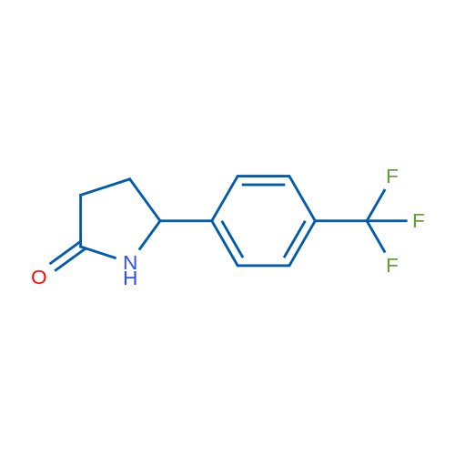 5-(4-(Trifluoromethyl)phenyl)pyrrolidin-2-one 1g