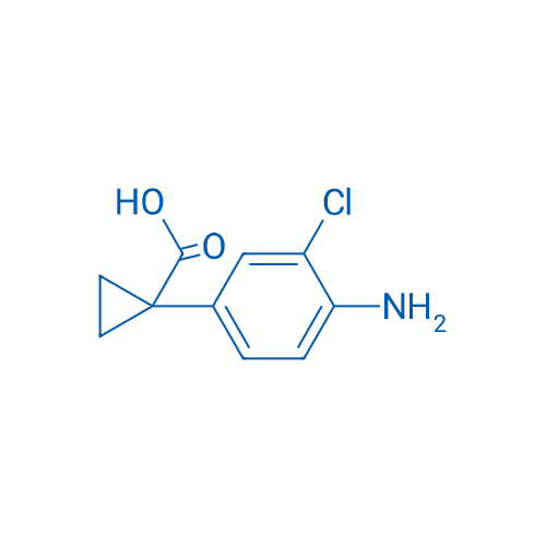 1-(4-Amino-3-chlorophenyl)cyclopropanecarboxylic acid 100mg