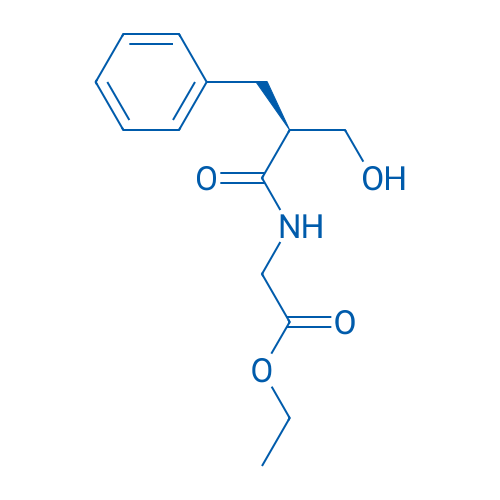 (S)-ethyl 2-(2-benzyl-3-hydroxypropanamido)acetate 250mg