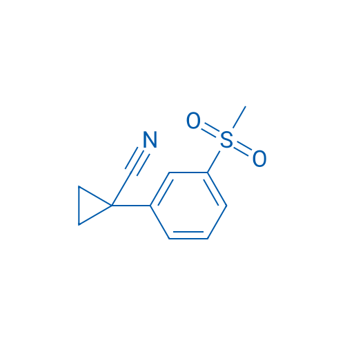 1-(3-(Methylsulfonyl)phenyl)cyclopropane-1-carbonitrile 1g