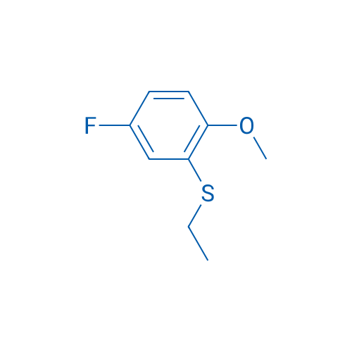 Ethyl(5-fluoro-2-methoxyphenyl)sulfane 1g