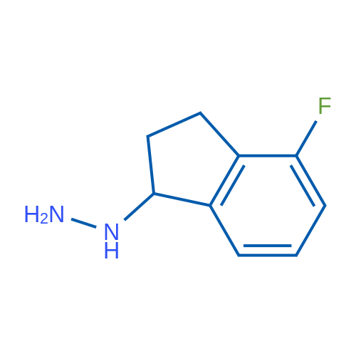 (4-Fluoro-2,3-dihydro-1H-inden-1-yl)hydrazine 1g
