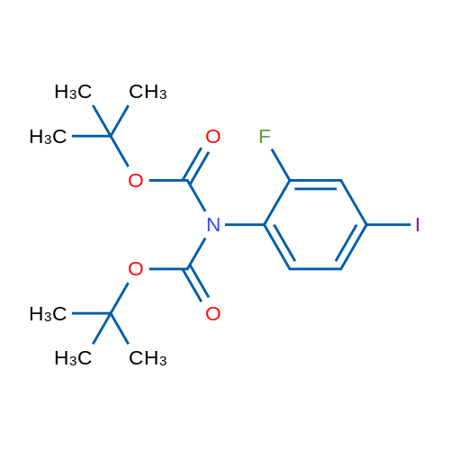 N-BIs-boc-4-iodo-2-fluoroaniline 5g