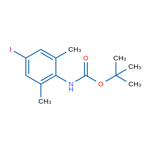 tert-Butyl 4-iodo-2,6-dimethylphenylcarbamate 1g