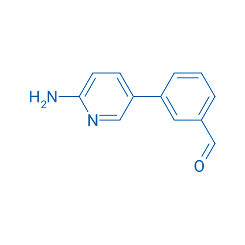 3-(6-Aminopyridin-3-yl)benzaldehyde 250mg