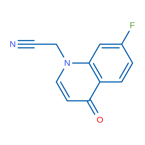 2-(7-Fluoro-4-oxoquinolin-1(4H)-yl)acetonitrile 1g