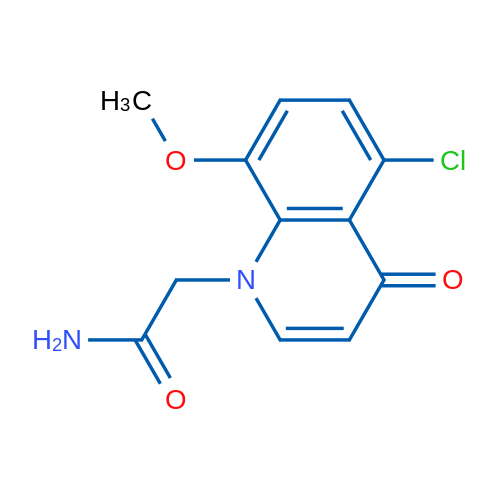 2-(5-Chloro-8-methoxy-4-oxoquinolin-1(4H)-yl)acetamide 1g