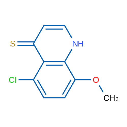 5-Chloro-8-methoxyquinoline-4(1H)-thione 1g
