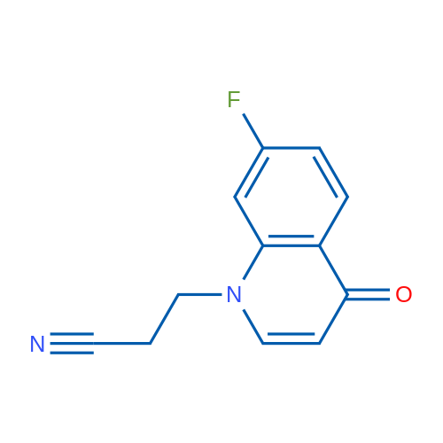 3-(7-Fluoro-4-oxoquinolin-1(4H)-yl)propanenitrile 1g