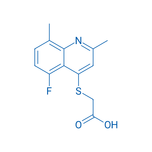 2-((5-Fluoro-2,8-dimethylquinolin-4-yl)thio)acetic acid 1g