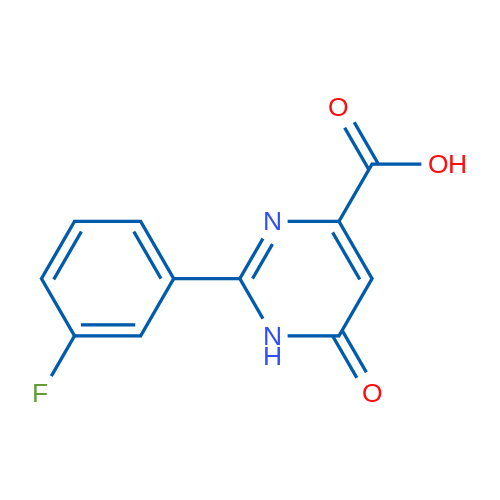 2-(3-Fluorophenyl)-6-oxo-1,6-dihydropyrimidine-4-carboxylic acid 1g