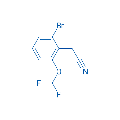2-(2-Bromo-6-(difluoromethoxy)phenyl)acetonitrile 250mg