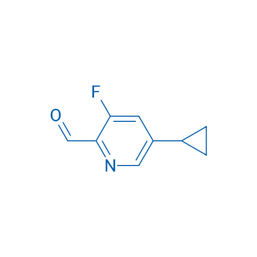 5-Cyclopropyl-3-fluoropicolinaldehyde 1g